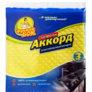 Серветки вологопоглинаючі Аккорд 3 шт Фрекен БОК